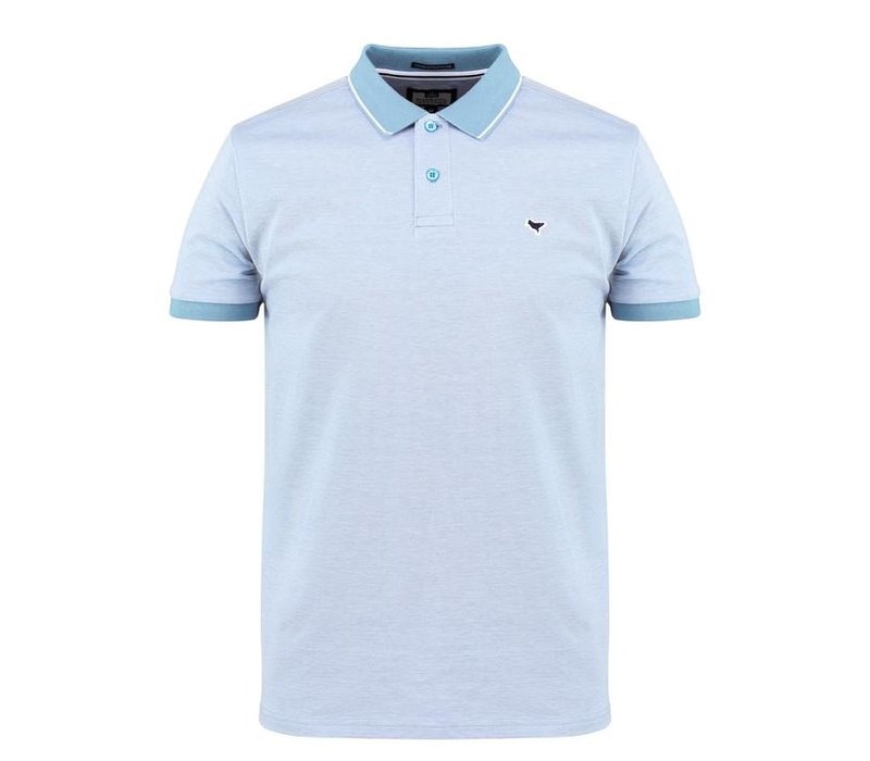 Weekend Offender Sonny polo Lake Blue/White