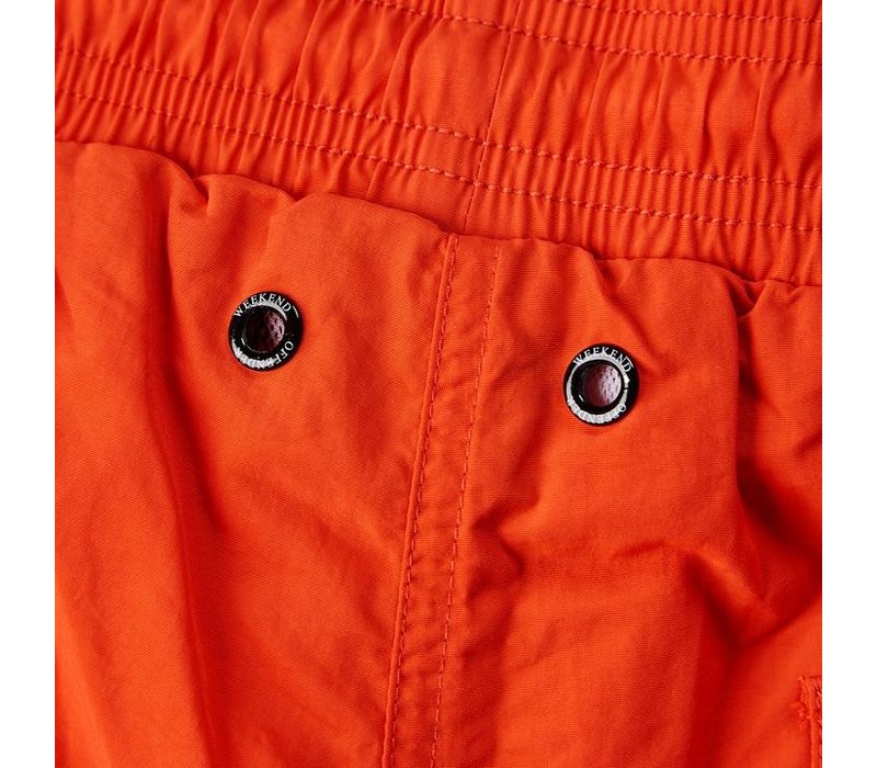 Weekend Offender Amalfi swim shorts Tangy Orange