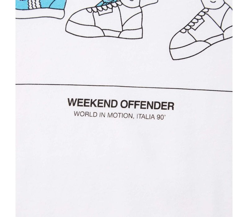 Weekend Offender Italia 90 Chairs t-shirt White