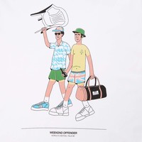 Weekend Offender Italia 90 Chairs t-shirt White