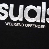 Weekend Offender Casuals Reflective t-shirt Black