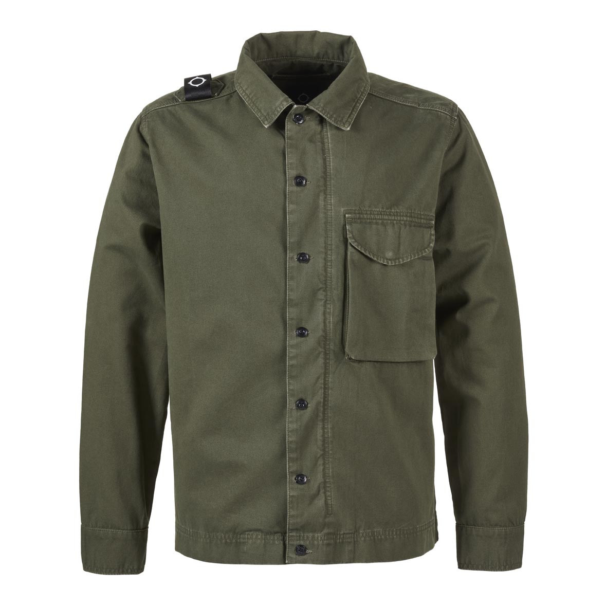 MA.STRUM gd overshirt Dark Khaki Green - Archivio85