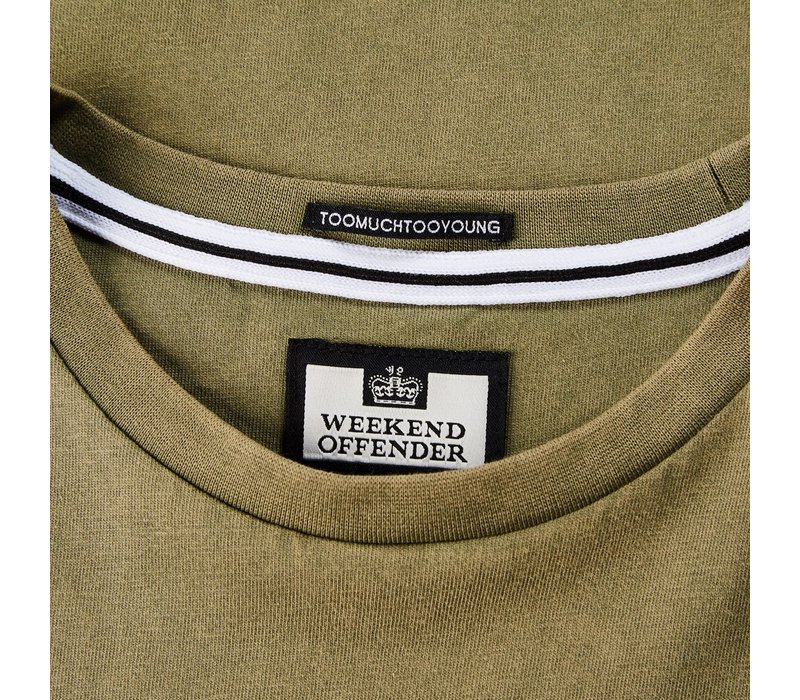 Weekend Offender W.O.A.N. t-shirt Dark Khaki