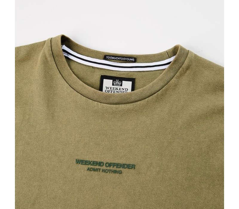 Weekend Offender W.O.A.N. t-shirt Dark Khaki