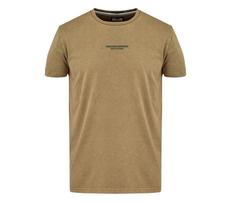 Weekend Offender W.O.A.N. t-shirt Dark Khaki