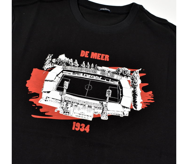 Three Stroke Productions Old Town Stadium Project De Meer Amsterdam t-shirt Black