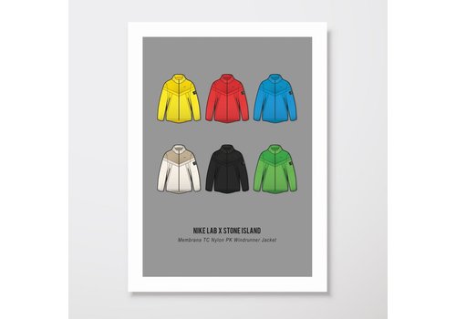 Creative Juice MCR Creative Juice MCR A3 print Stone Island x Nike lab collection