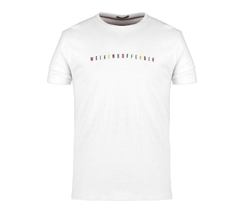Weekend Offender Multi t-shirt White