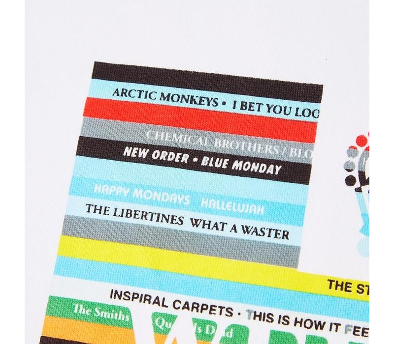 Weekend Offender Spines t-shirt White