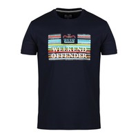 Weekend Offender Spines t-shirt Navy