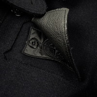 Stone Island shadow project double breasted performance wool pea coat XXL