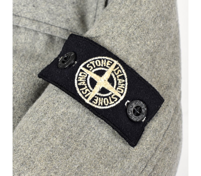 Stone Island Stone Island junior ice jacket wool blend parka age 8