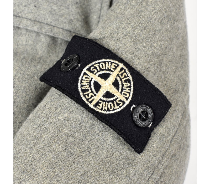 Stone Island junior ice jacket wool blend parka age 8