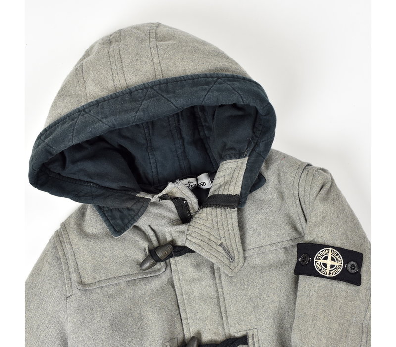 Stone Island junior ice jacket wool blend parka age 8
