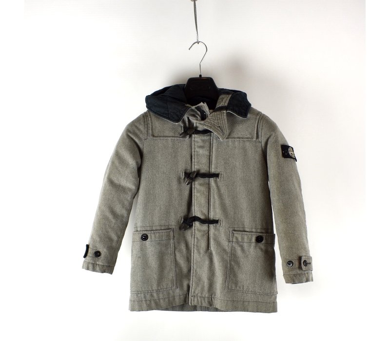Stone Island junior ice jacket wool blend parka age 8