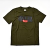 C.P. Company C.P. Company jersey 30/1 brush logo print crew t-shirt Forest Night