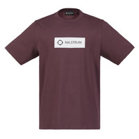 MA.STRUM icon box logo tee Cordovan Red