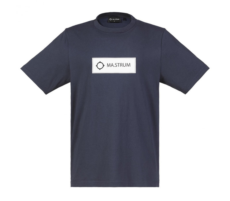 MA.STRUM icon box logo tee True Navy