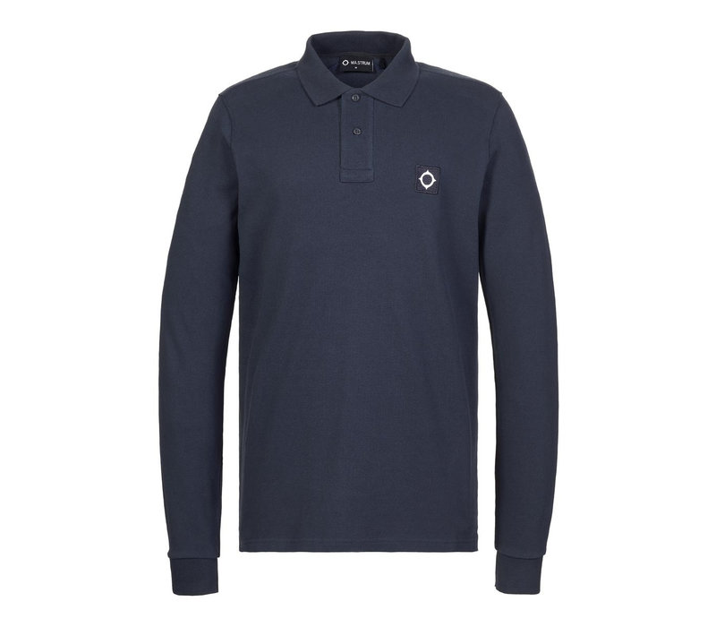 MA.STRUM LS pique polo True Navy