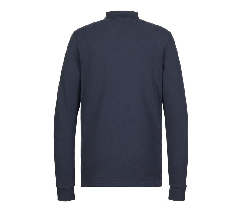 MA.STRUM LS pique polo True Navy