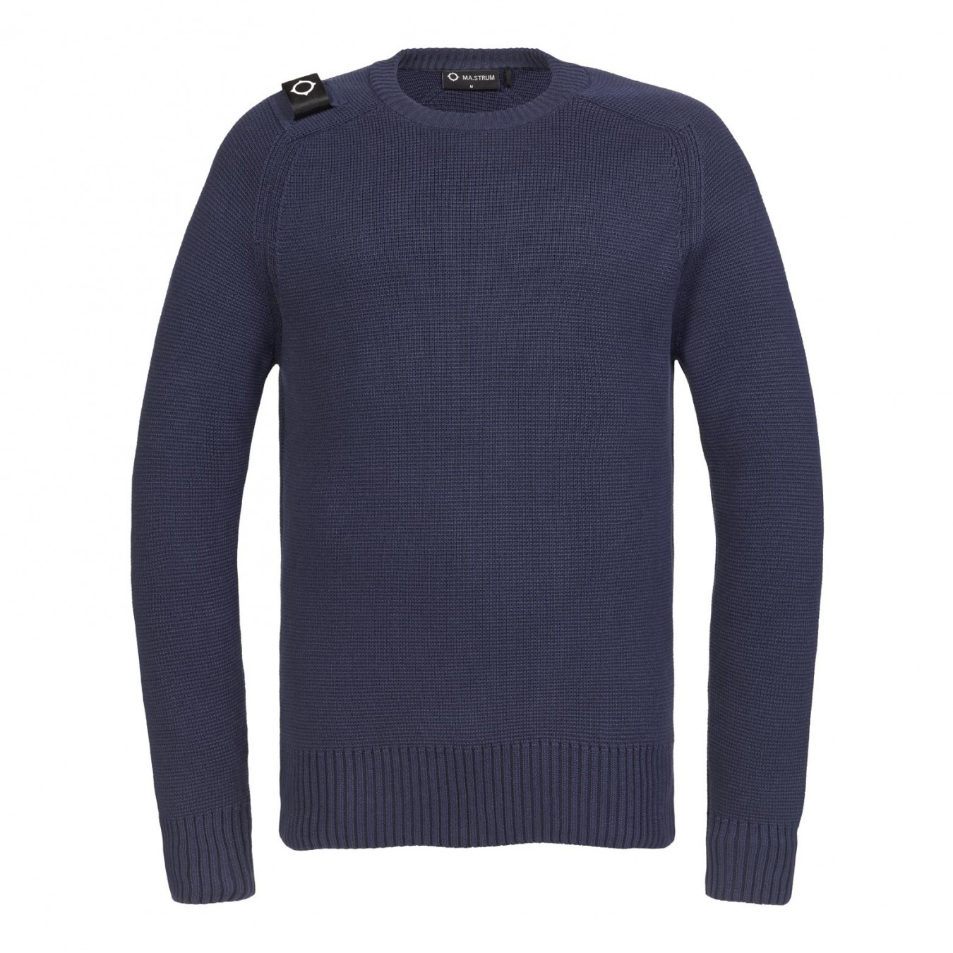 MA.STRUM Milano knit crew neck True Navy - Archivio85