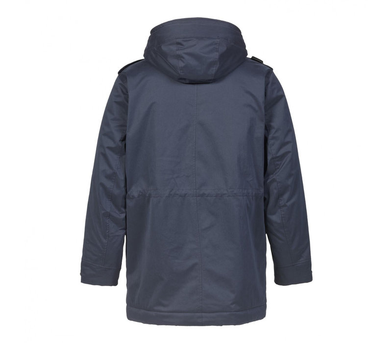 MA.STRUM hooded parka True Navy