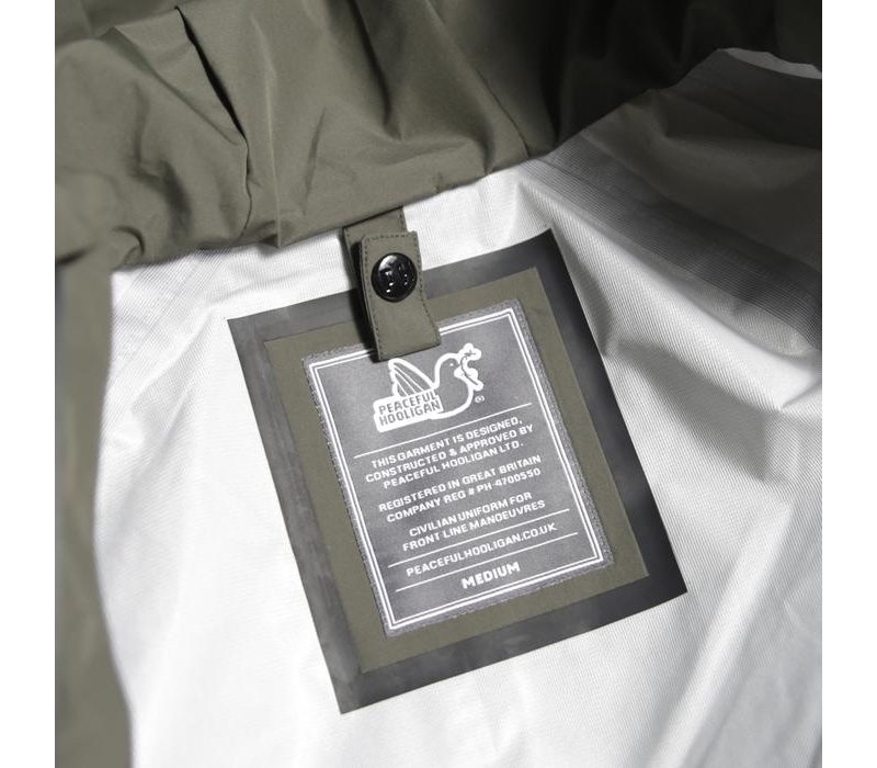 Peaceful Hooligan Sandiwell technical jacket Khaki Green