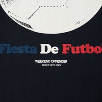 Weekend Offender Fiesta de Futbol t-shirt Navy