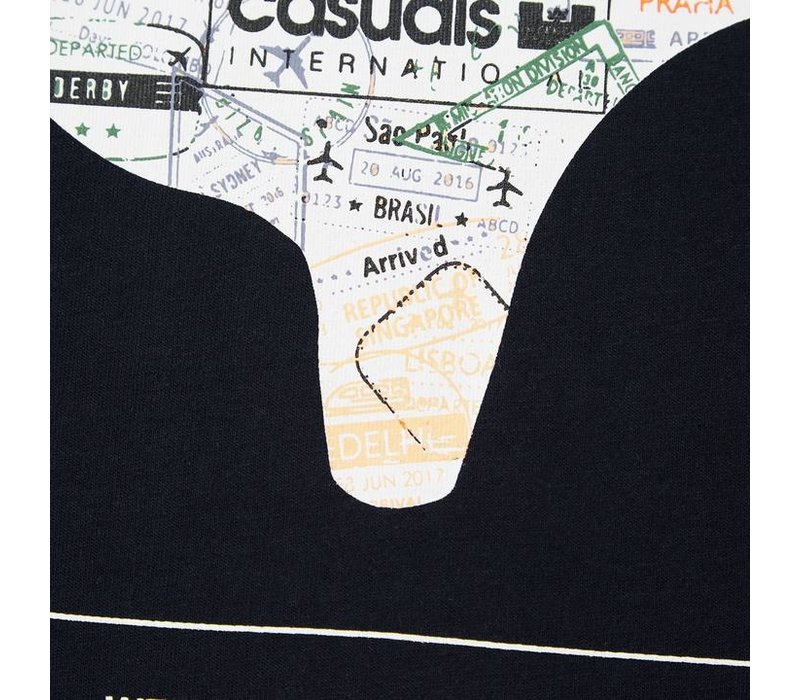 Weekend Offender Stamps t-shirt Navy