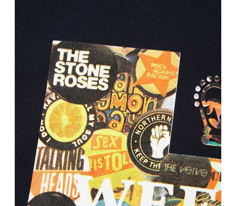 Weekend Offender Badges t-shirt Navy