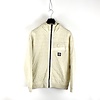 Stone Island Stone Island ivory quilted hexagonal motif hooded sweatjacket L