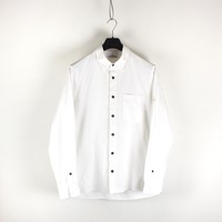 Stone Island white heavy cotton long sleeve shirt XL