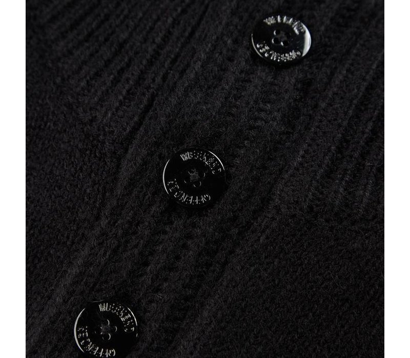 Weekend Offender Castillos funnel neck knit jumper Black