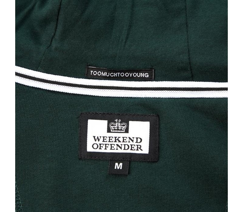 Weekend Offender Caranavi hooded sweatshirt Deep Forrest Green