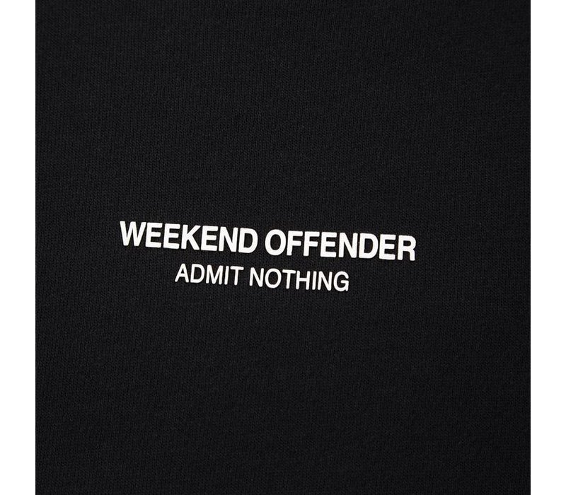 Weekend Offender WO Sweat crew neck sweatshirt Black - Archivio85