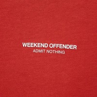 Weekend Offender WO Sweat crew neck sweatshirt Rust Red