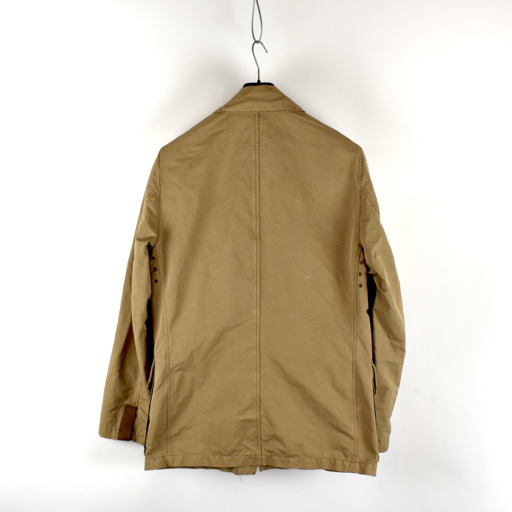 Stone Island brown david microfiber chest badge blazer jacket XL ...