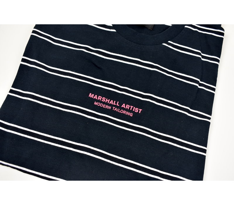 Marshall Artist striped nautics ss t-shirt Navy