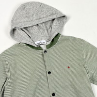 Stone Island Marina green hooded long sleeve sweatshirt