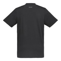 MA.STRUM SS archive logo print tee Jet Black