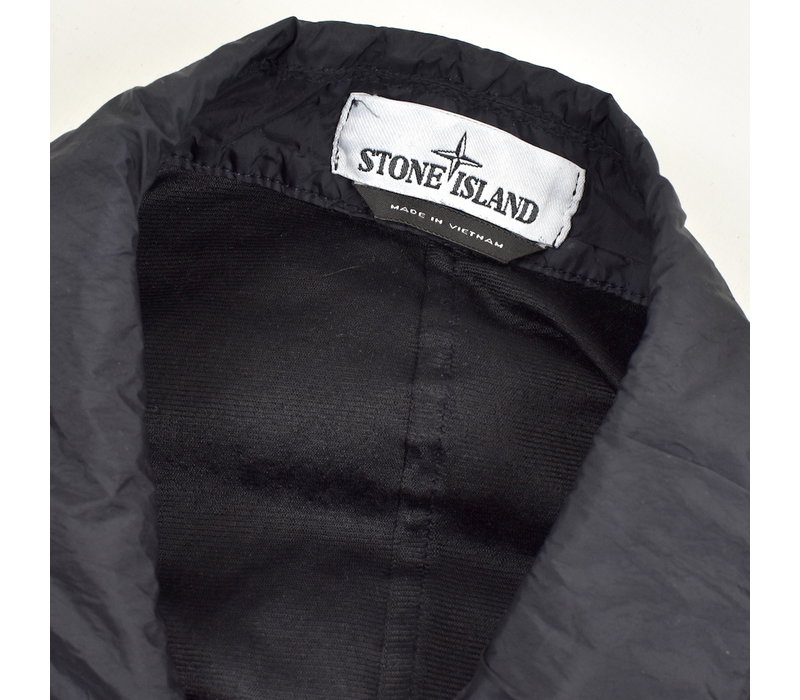 Stone Island navy gd crinkle reps ny overshirt jacket XXXL