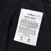 Stone Island navy micro reps hooded parka L