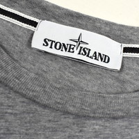 Stone Island grey graphic two t-shirt XL