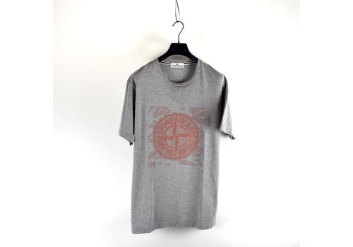 Stone Island Stone Island grey graphic two t-shirt XL