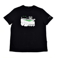 Three Stroke Productions Old Town Stadium Project stadion Oosterpark Groningen t-shirt Black