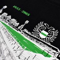 Three Stroke Productions Old Town Stadium Project stadion Oosterpark Groningen t-shirt Black