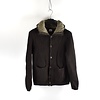 C.P. Company C.P. Company black knit wool hooded jacket S