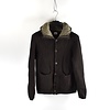C.P. Company black knit wool hooded jacket S