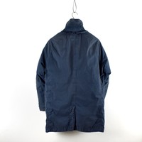 Stone Island blue 50 fili resinata down-tc trench coat XL