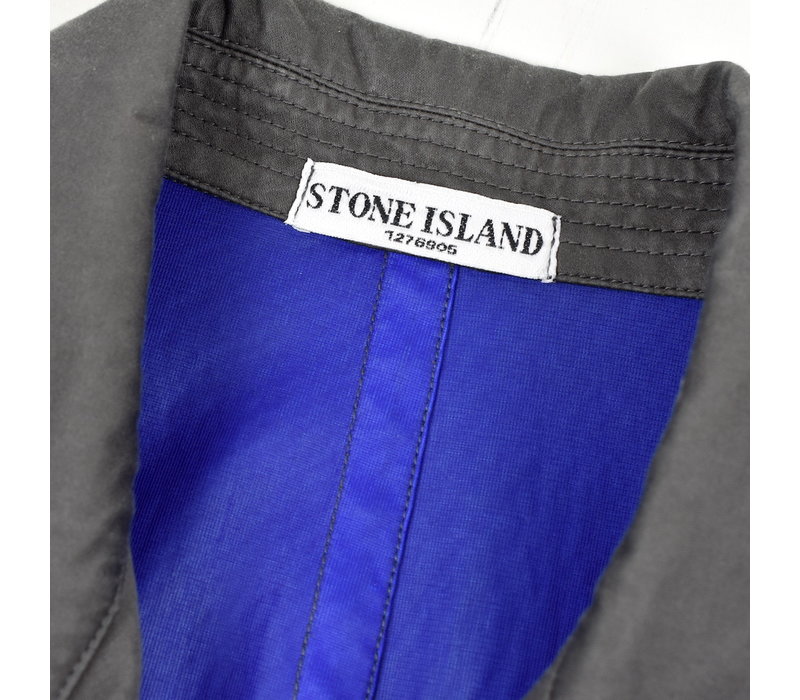 Stone Island grey raso-r mid length jacket XL